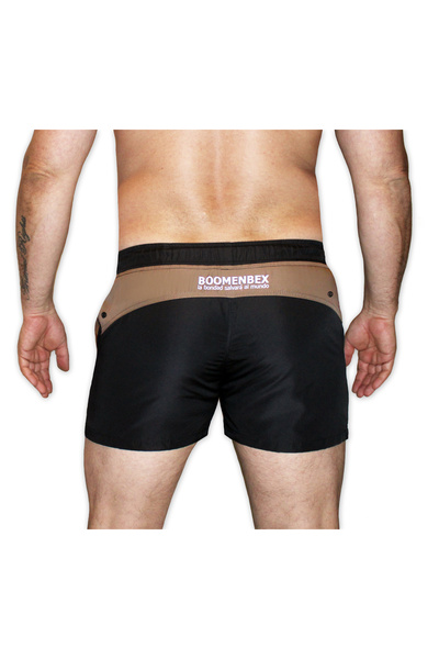 Boomenbex Jacky Swimsuit Shorts Black Mink Detailed New Season