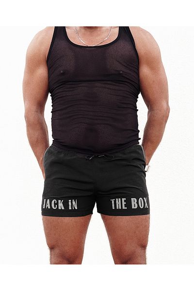 Boomenbex Jacky Swimsuit Shorts Black Smoked Detailed New Season