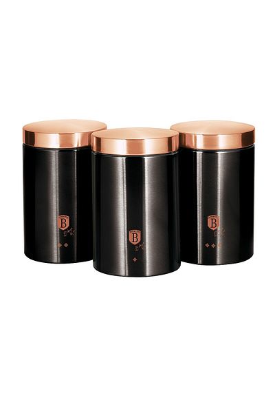 Berlinger Haus Black Rose Collection Food Container Set of 3