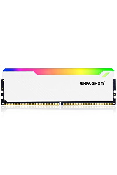 Whalekom 8 GB 3600MHz RGB DDR4 RAM Beyaz