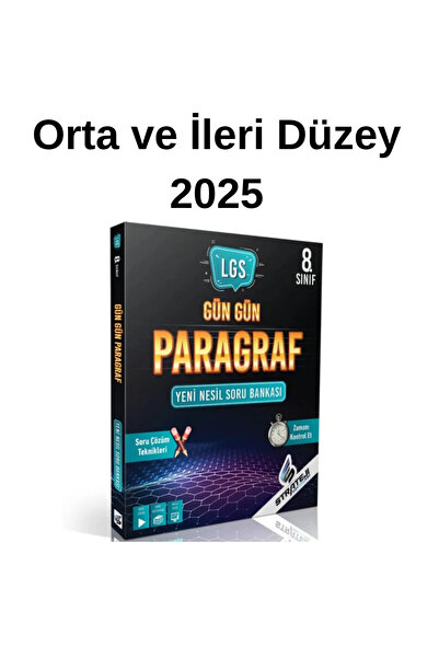 Üç Dört Beş Yayıncılık 8. Sınıf Lgs Gün Gün Paragraf Soru Bankası (orta ve il...