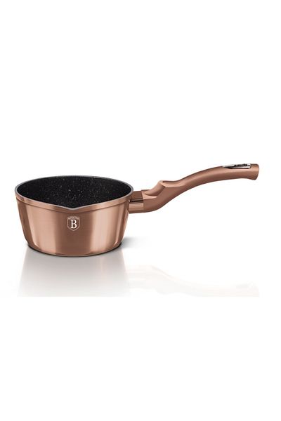 Berlinger Haus Saucepan with marble surface 16 cm Rosegold Metallic Line