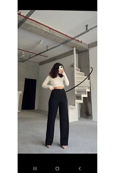 ALVWOMAN بنطلون بالازو ليكرا