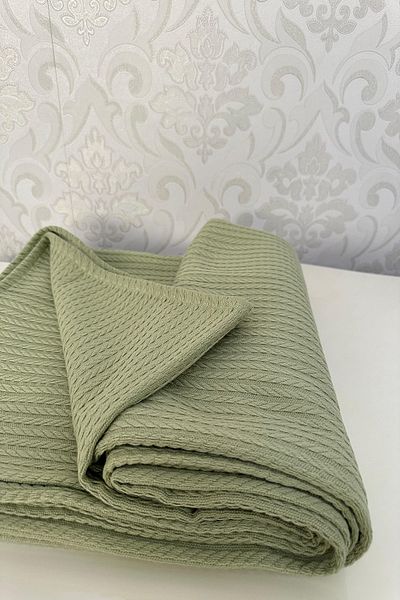 Sofline 100% Cotton Single Summer Knitted Pique, Bedspread, Anti-Sweat Fabric (160X240Cm)