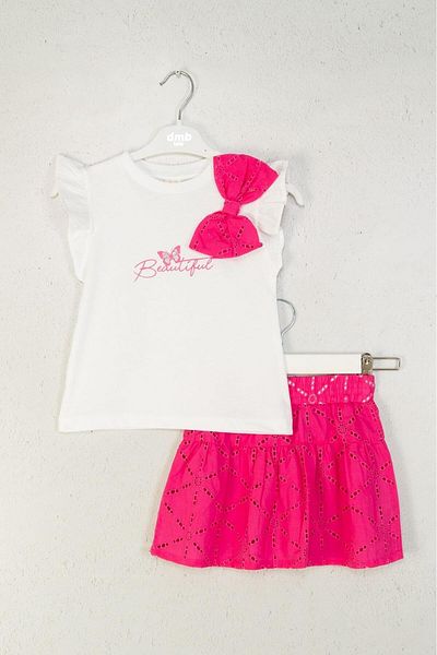 DMB KİDS Dmb Girl's Bow Suit Dmb-0486