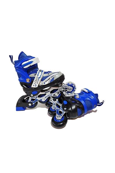 Furkan Toys Original 2+2 Adjustable Metal Practice Skating Bag + Arm and Knee Pads