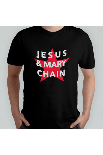 Pixxa The Jesus And Mary Chain Унісекс 100% бавовняна футболка з круглим вирі...