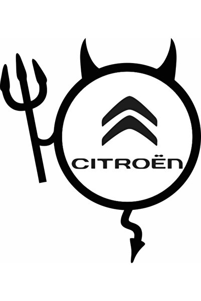 Image Αυτοκόλλητο αυτοκινήτου, IMAGE, CITROEN Devil, μαύρο, 19 x 21 εκ.