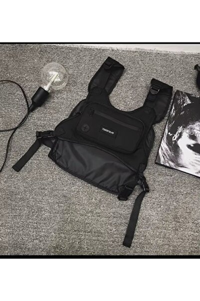 delis Rucsac tip vesta unisex, Zevikar GT3760, Negru