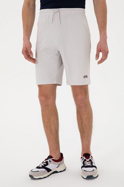 U.S. Polo Assn. Men's Light Gray Knitted Shorts 50305933-Vr001