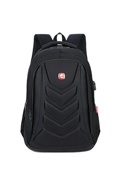 delis Rucsac pentru barbati Jason GT1478, multifunctional, laptop, cu port USB, negru