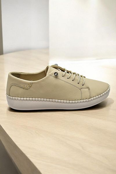 ISPARTALILAR 7866 Full Orthopedic Sole Daily Genuine Leather Women's Shoes Women's Casual Shoes
