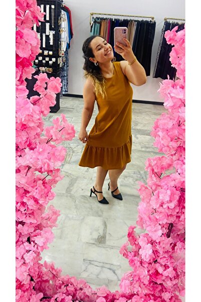 miyase Ruffle Detail Dress with Skirts