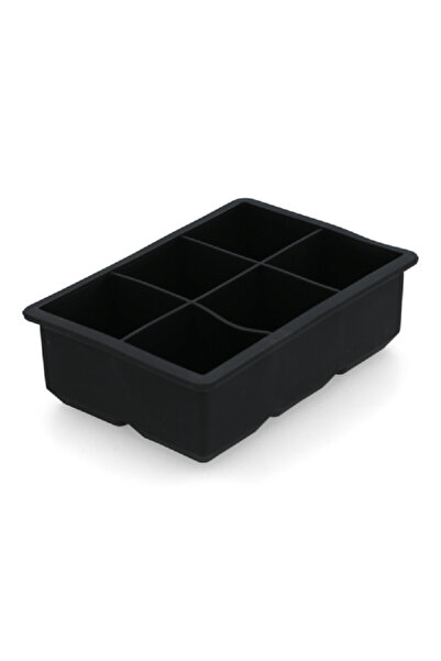 Felli Elegant and Modern Design Rectangular Ice Cube Tray Black