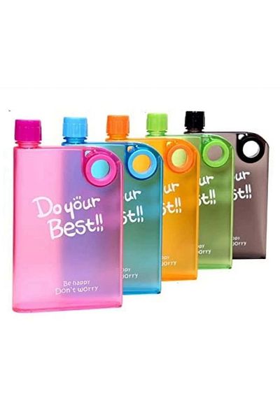heybecollection Special Design Notebook Water Bottle Flask 380 ml