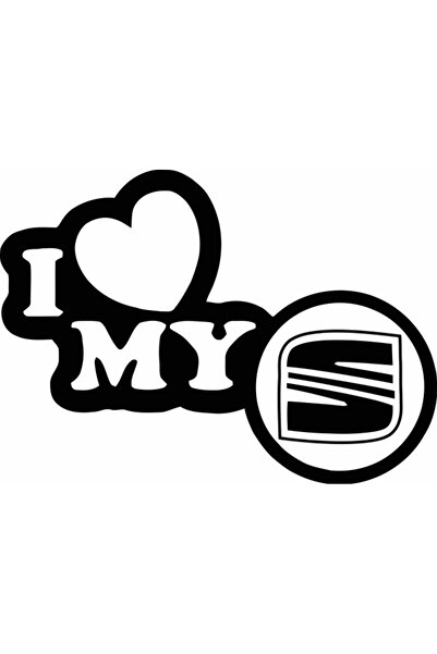 Image Αυτοκόλλητο αυτοκινήτου, ΕΙΚΟΝΑ, Λατρεύω το ΚΑΘΙΣΜΑ μου, μαύρο, 23 x 17...