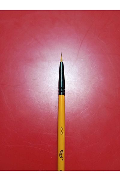 Rich 123 Series Round Tip Multi-Purpose Quality Synthetic Detail Brush No:2/0