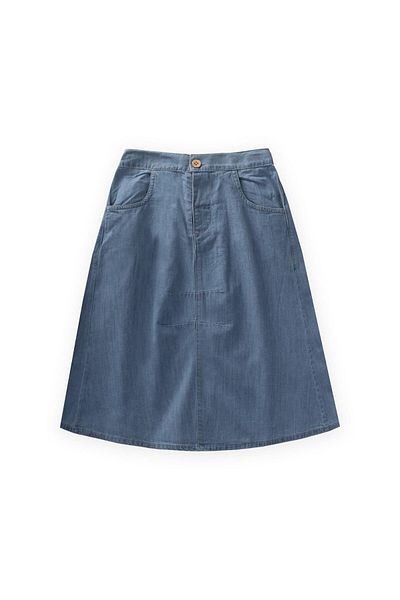Cigit Fusta Lungă Denim 3-8 Ani Albastru