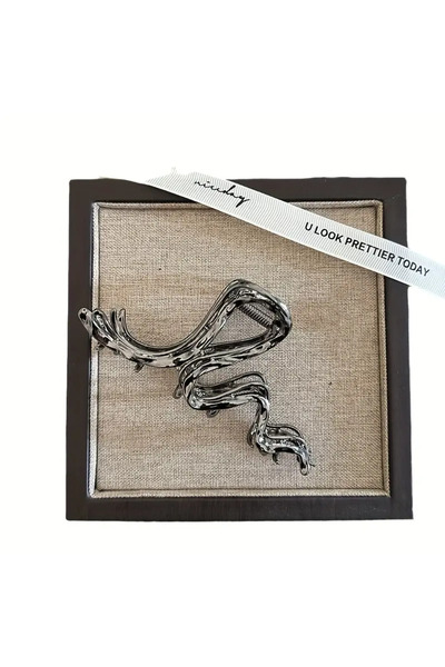 Silay mağaza مشبك حديدي غير قابل للكسر بنمط مموج