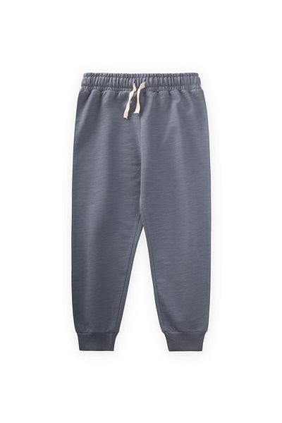 Cigit Seasonal Basic Tracksuit 2-10 Years Gray