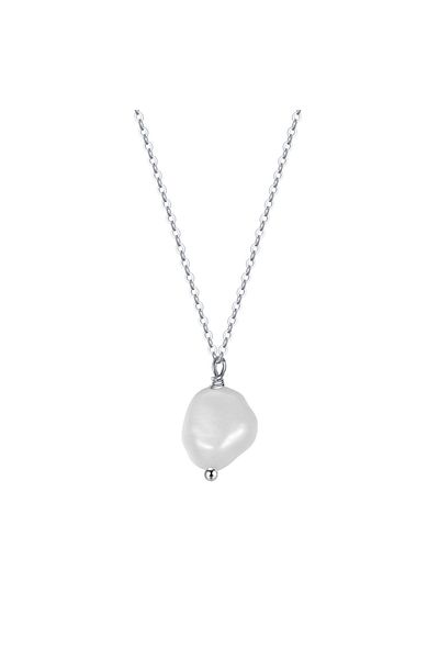 delis Lantisor argint 925, JW1536, model perla, placat cu rodiu
