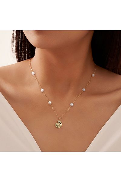 delis Lantisor argint 925, JW1540, model scoica, placat cu rodiu