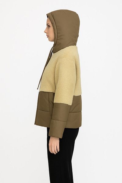 Love The Wind Hooded Quilted Garnished Long Plush Coat
