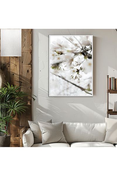 Harikabirev ΥΠΕΡΑΣΤΗ | ΛΕΥΚΟ ΛΟΥΛΟΥΔΙ ΜΟΝΤΕΛΟ DALI (FLORA) | ΤΡΑΠΕΖΙ ΚΑΘΕΤΟ ΜΟΝΟ ΜΕ ΠΛΑΙΣΙΟ ΘΕΡΜΑΝΤΗΜΕΝΟ ΓΥΑΛΙ