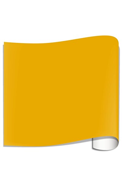 media Autocolant colorat MEDIA, lucios, galben signal, 6 m x 1 m