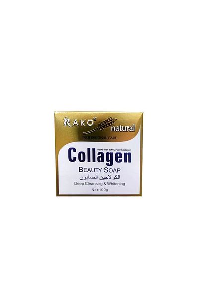 RAKO Raku Collagen Cleansing and Whitening Soap - 100g