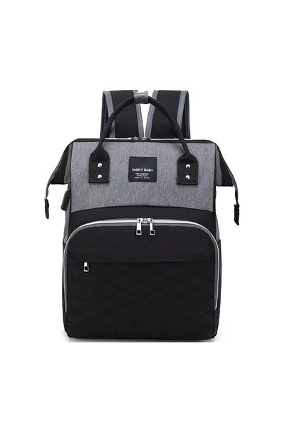 delis Multifunctional backpack for mothers, Mavina GT3692, Black/Grey