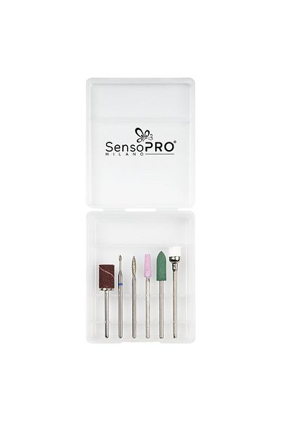 SensoPRO Milano Set de 6 capete de găurit pentru unghii SensoPRO Milano #03