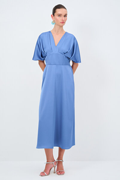 Love My Body V Yaka Elbise