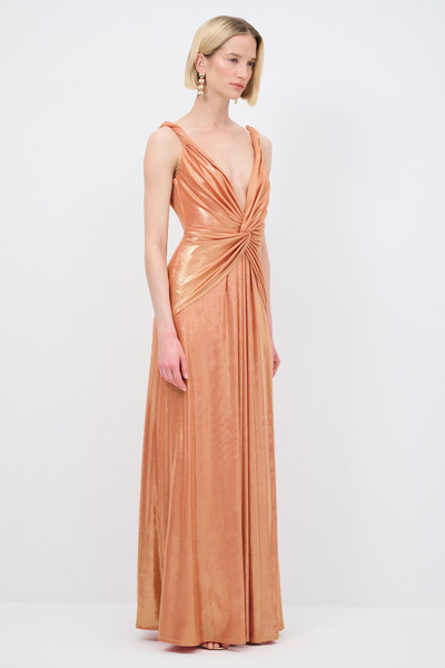 adL Mert Aslan Drapeli Örme Elbise