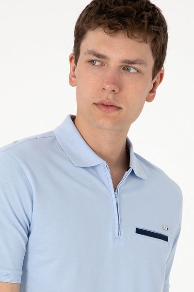 U.S. Polo Assn. Men's Light Blue T-Shirt 50306788-Vr003
