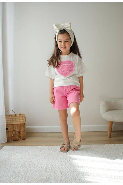 FLOWER BABY Girl's shorts suit