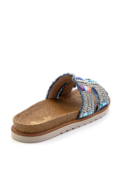 Bambi Kot Mavi Kadın Terlik K04823120887