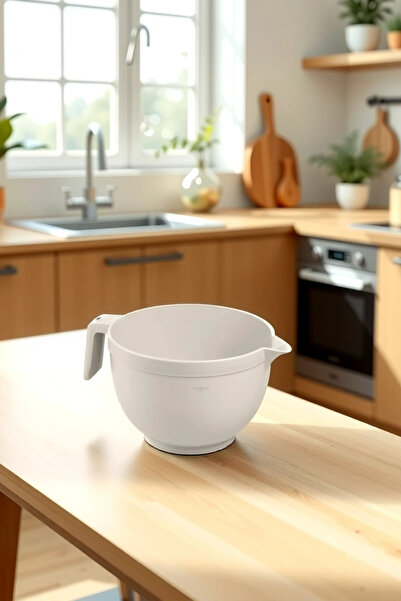 Dasupo Mixer Bowl, Whisk Bowl, Mixer Mixing Bowl with Handle 3 Liter Cream Mixer Bowl