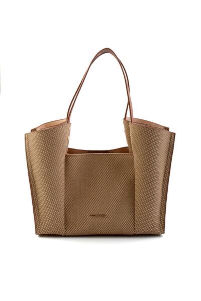 Bambi Vizon Taba Kadın Omuz Çantası C06004902428