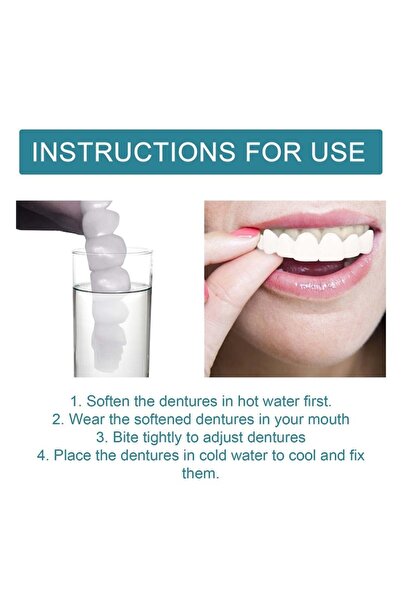 Sprise Set proteze dentare ajustabile, 9x9x2cm, 1 pereche, 48g