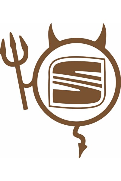 Image Sticker auto, IMAGE, Dracusor SEAT, cupru, 23 x 17 cm