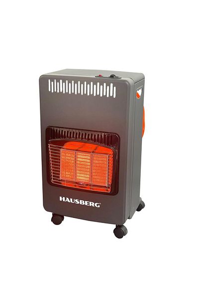 Hausberg Plynový vařič na LPG HB-1021NG, piezoelektrický, 3 keramické topné desky, celkový výkon 4,2 kW, černý