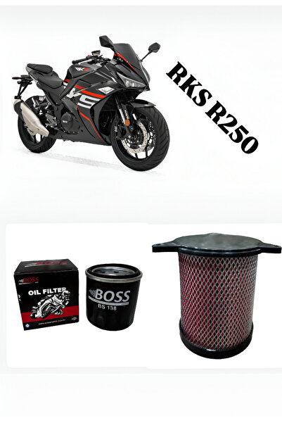 BOSS RKS R250 YAĞ FİLTRESİ-HAVA FİLTRESİ İKİLİ SET