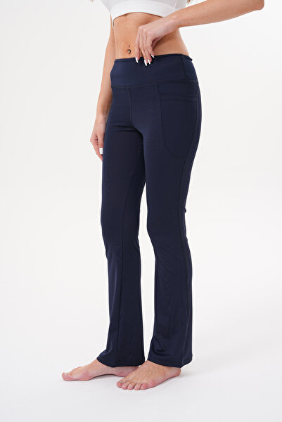 GENIUS STORE Leggings spaniole pentru femei cu talie înaltă, cu buzunare duble, LEGGINGS SPANIOLE