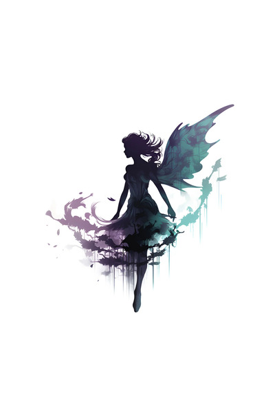 INOVATIX Set de 8 bucăți, autocolant Zâna norilor, INOVATIX®. 6 cm