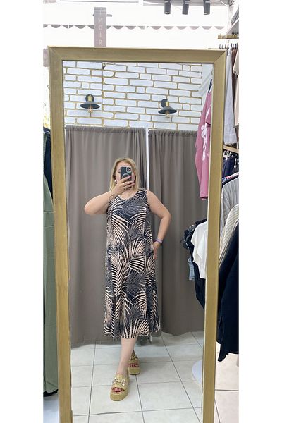 TUBA TOPTAŞ Plus Size Strappy Dress