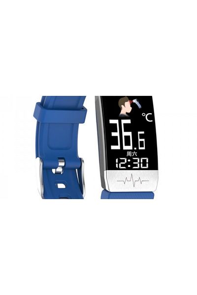 KAREN Ceas Smartwatch Touch Screen Albastru cu bluetooth/termometru Karen SWT1S