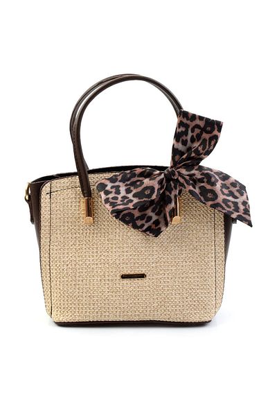 Bambi حقيبة كتف نسائية باللون البيج تان C06573060458