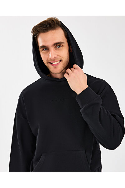 SKECHERS M Essential Hoodie Sweatshirt Erkek SİYAH Sweatshirt S242110-001