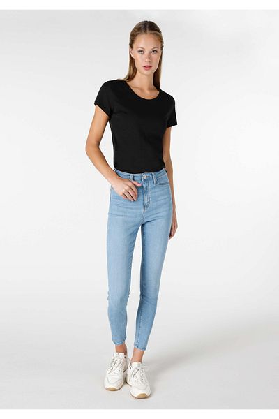 Colin's Skinny Fit High Waist Skinny Leg Women's Denim Jean Trousers
